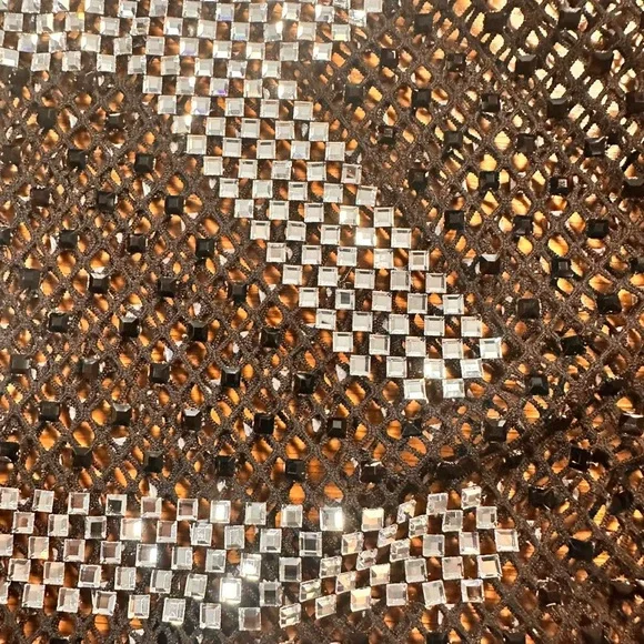 Ralph Lauren Purple Label Women’s Brewer Embellished Mesh Blouse - Picture 3 of 7